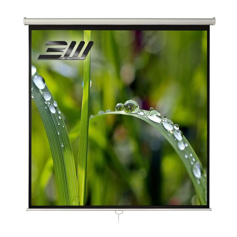 Ecran proiectie manual,perete/tavan, 200 x 200 cm, blackmount, format 1:1,  Ecrane de proiectie | electropc.ro