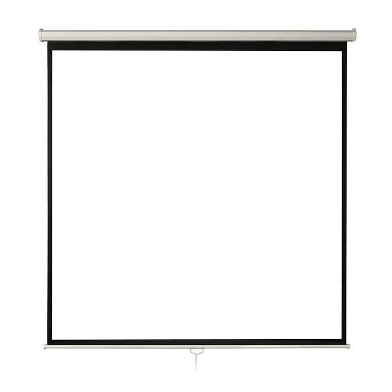 Ecran proiectie manual,perete/tavan, 200 x 200 cm, blackmount, format 1:1,  Ecrane de proiectie | electropc.ro
