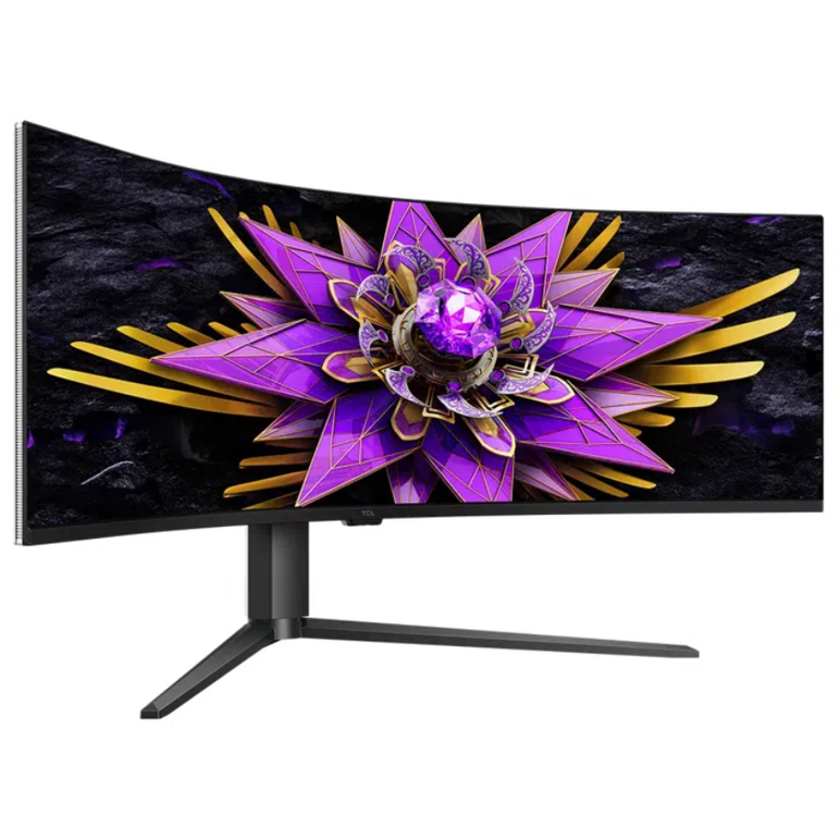 Monitor gaming curbat qd-mini led tcl 57r94 57", dual uhd (7680x2160), 120hz, 1ms, amd freesync™ premium, nvidia g-sync compatible, r1000, boxe 10w x2, usb type-c 90w, hub usb, 2x hdmi, displayport, pivot, vesa, alb,  Monitoare LED | electropc.ro