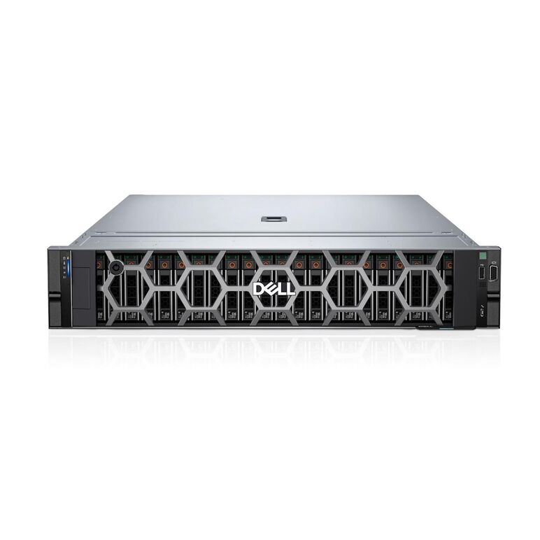 Server dell poweredge r760 rack 2x intel xeon gold 6526y 2.8g, 16c/32t, 20gt/s, 37.5m cache, turbo, ht (195w) ddr5-5200, 2x 32gb rdimm, 5600mt/s, dual rank, 2x 480gb ssd sata read intensive 6gbps 512e 2.5in hot-plug ag drive,3.5in hyb carr, 3.5 chassis wi,  Sisteme server | electropc.ro