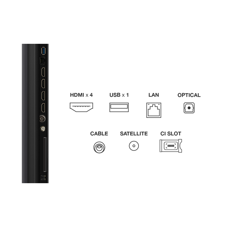 Televizor tcl mini led 55q6c, 138 cm, smart google tv, 4k ultra hd, (model 2025),  Televizoare | electropc.ro