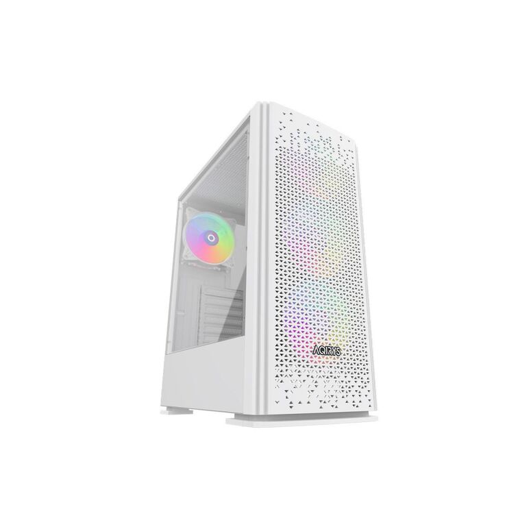 Carcasa aqirys gacrux rgb mid tower argb alb,  Carcase | electropc.ro
