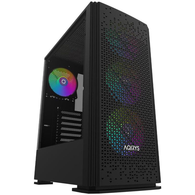 Carcasa aqirys gacrux rgb mid tower argb negru,  Carcase | electropc.ro