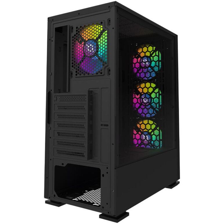 Carcasa aqirys gacrux rgb mid tower argb negru,  Carcase | electropc.ro
