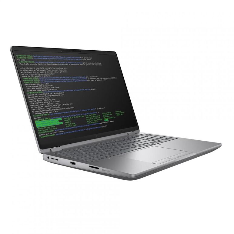 Laptop hp zbook 16 fury g1i cu procesor intel core ultra 7-255hx 20 core (2.4 ghz, up to 5.2ghz, 30mb), 16 inch wquxga, 32gb ddr5, ssd 1tb pcie-4x4 2280 nvme, nvidia rtx pro 3000 blackwell 105w+ 12 gb, windows 11 pro 64bit, dark ash, 1yw,  Laptopuri | electropc.ro