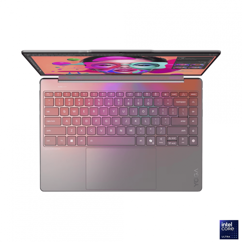 Laptop lenovo yoga 9 2-in-1 14ill10, 14" 2.8k wqxga+ (2880x1800) oled 1100nits (peak) / 500nits (typical) glossy / anti-fingerprint, 100% dci-p3, 120hz, eyesafe®, dolby vision®, displayhdr™ true black 1000, glass, touch, intel® core ultra 7 258v, 8c (4p +,  Laptopuri | electropc.ro
