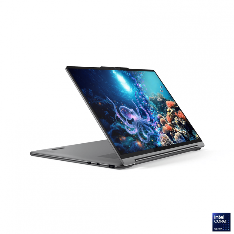 Laptop lenovo yoga 9 2-in-1 14ill10, 14" 2.8k wqxga+ (2880x1800) oled 1100nits (peak) / 500nits (typical) glossy / anti-fingerprint, 100% dci-p3, 120hz, eyesafe®, dolby vision®, displayhdr™ true black 1000, glass, touch, intel® core ultra 7 258v, 8c (4p +,  Laptopuri | electropc.ro