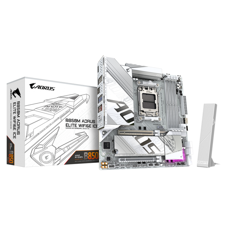 Placa de baza gigabyte b850m aorus elite wifi6e ice am5,  Placi de baza | electropc.ro