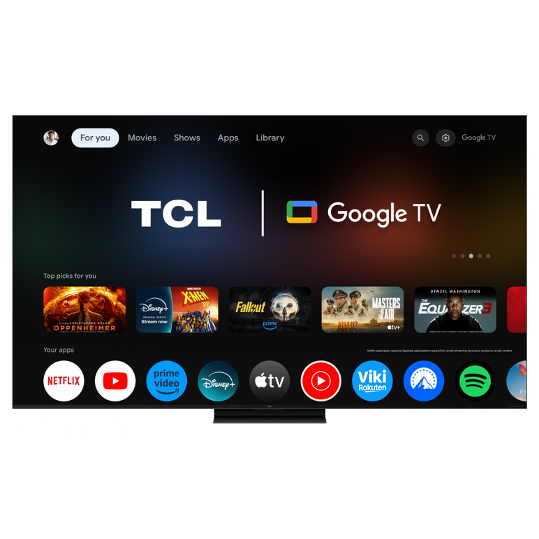 Televizor tcl mini led 85q7c, 215 cm, smart google tv, 4k ultra hd, (model 2025),  Televizoare | electropc.ro
