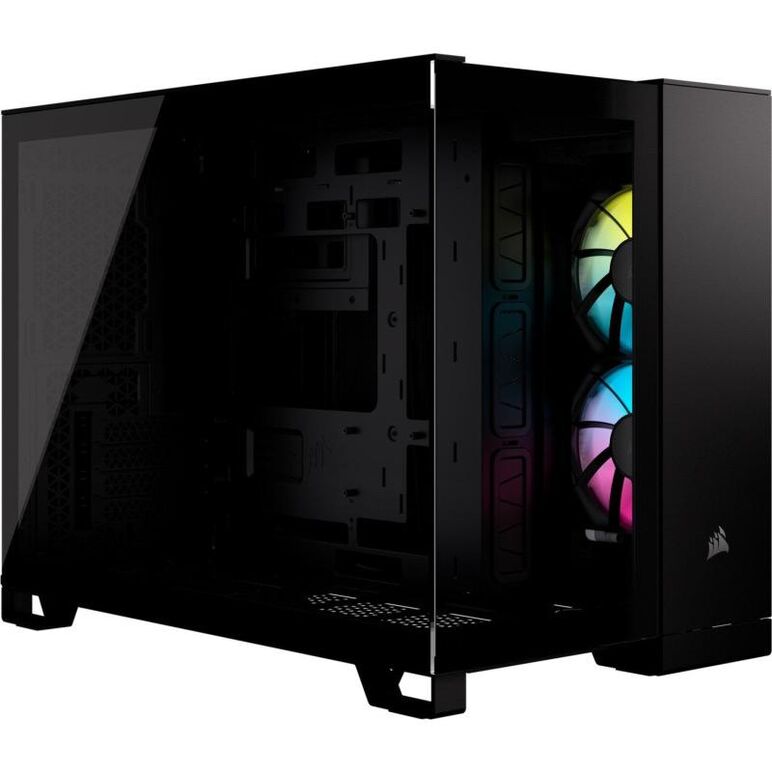 Carcasa corsair icue link 2500x micro atx dual chamber negru,  Carcase | electropc.ro