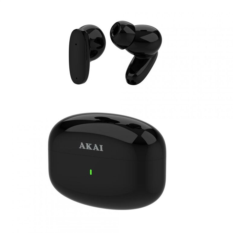 Casti akai bte-j400enc wireless, bluetooth 5.3, putere intrare incarcare 200ma , capacitate baterie in standby pana la 72 ore, negru,  Casti audio | electropc.ro