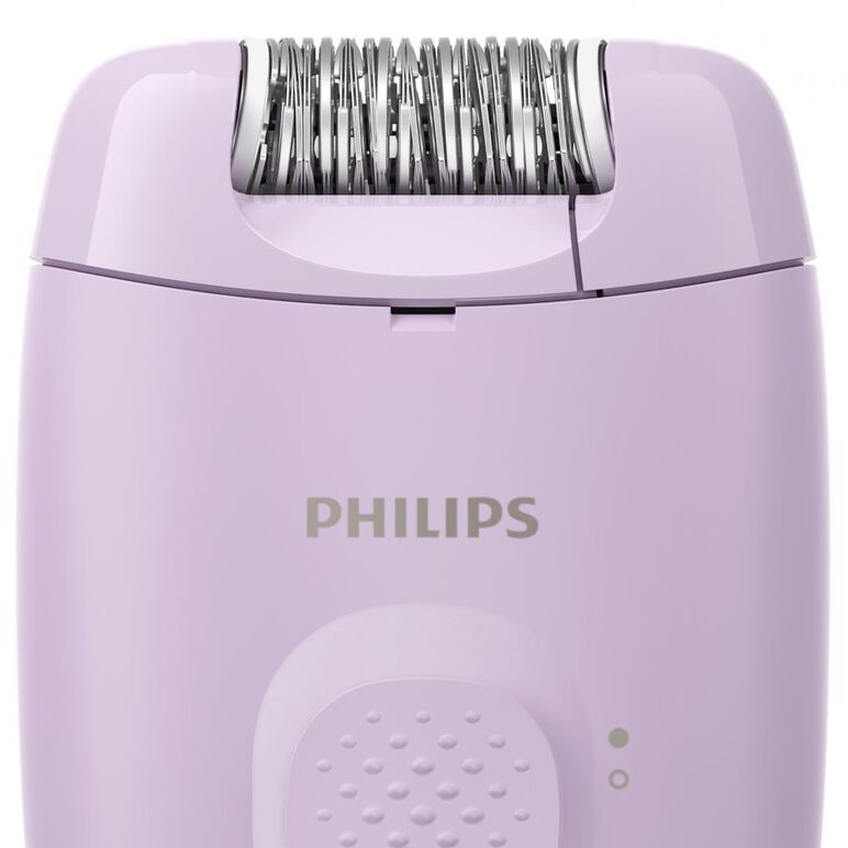 Epilator cu fir philips seria 2000 bre237/00, 1 viteza, 2 accesorii, retea, lila, l x a x i (mm) 110x40x145,  Epilatoare | electropc.ro
