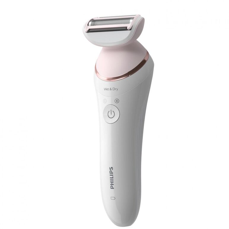 Epilator umed si uscat philips seria 8000 bre730/10, 7 accesorii, 32 pensete, utilizare fara fir, 2 setari viteza, opti-light, discuri ceramice, argintiu, l x a x i (mm) 65x210x185,  Epilatoare | electropc.ro
