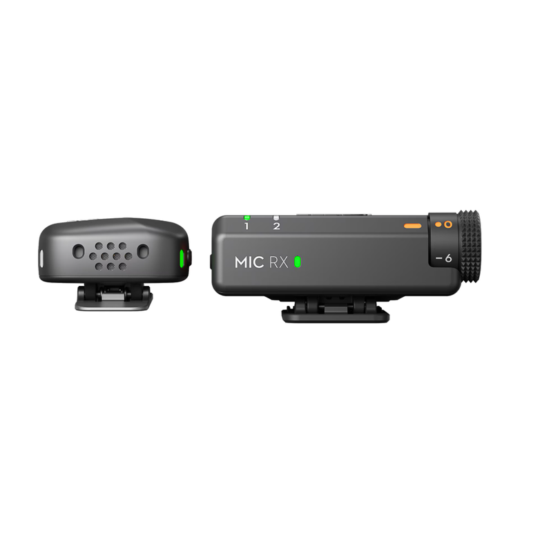 Kit dji mic mini, 1x microfon, 1x receptor, 1x incarcator, wireless, omnidirectional,  raza actiune 400m, noise canceling,  Microfoane | electropc.ro