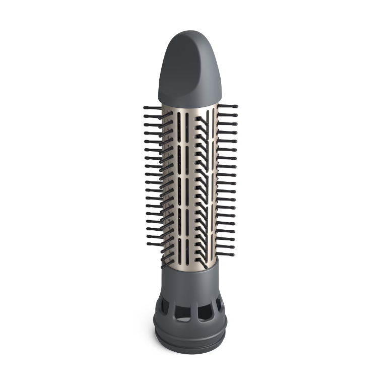 Perie rotativa cu aer cald philips seria 7000 bha710/00, 1000w, ingrijire cu ioni, 2 accesorii, setare temperatura de ingrijire, peri naturali, invelis ceramic din turmalina,  alb/crem, l x a x i (mm) 345x150x95,  Perii de par electrice | electropc.ro