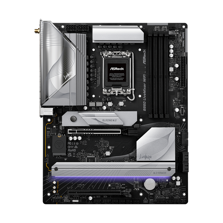 Placa de baza asrock b860 livemixer wifi lga1851,  Placi de baza | electropc.ro