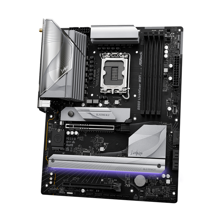 Placa de baza asrock b860 livemixer wifi lga1851,  Placi de baza | electropc.ro