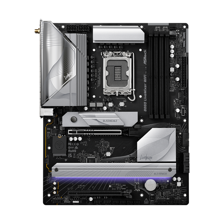 Placa de baza asrock b860 livemixer wifi lga1851,  Placi de baza | electropc.ro