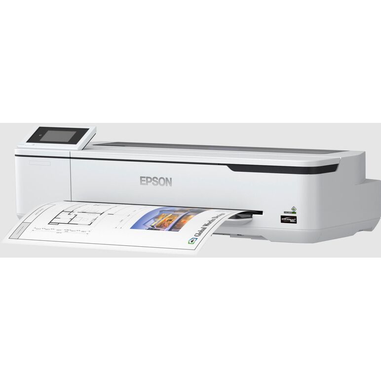 Plotter epson surecolor sc-t2100, imprimanta large format 24" (a1 ) in 4 culori, rezolutie maxima de listare 2.400 x 1.200 dpi, cerneala epson ultrachrome xd2 pigment ink, grosime hartie 0,05mm - 0,27 mm interfata: usb 3.0, retea, wi-fi, wi-fi direct, tou,  Imprimante de format mare | electropc.ro