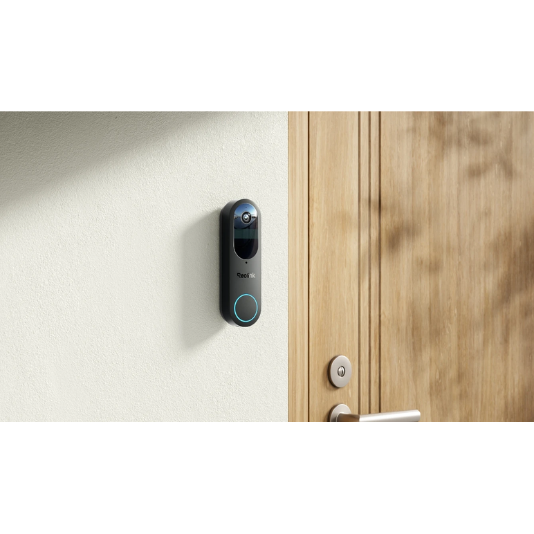 Sonerie video reolink d340b "resolution:2048*2048 (4mp) @15fps field of view：150°（h）x150°（v）x 180°（d） audio:two way talk    pir detection 7000mah wifi:2.4ghz/5ghz  auto reply storage:micro sd card slot (up to 256gb) waterproof:ip65" "smart 2k dual-band wi,  Video | electropc.ro