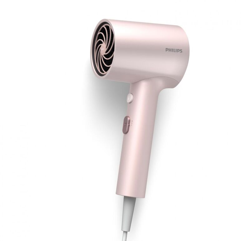 Uscator de par philips bhd321/50, 1600w, ingrijire cu ioni, 2 setari de viteza, 2 setari de temperatura, cap de coafare, roz, l x a x i (mm) 85x113x295,  Uscatoare de par | electropc.ro