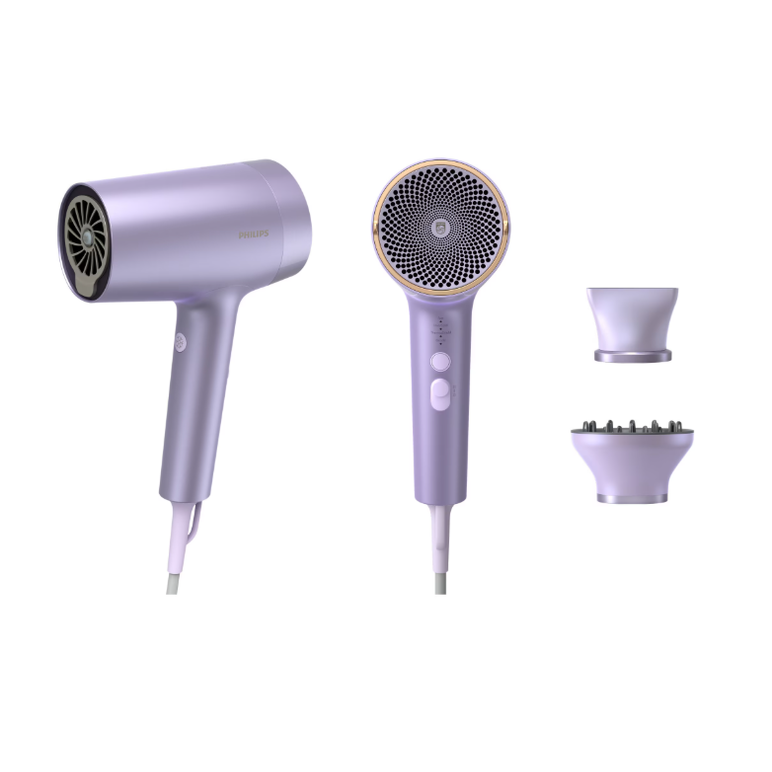 Uscator de par philips seria 7000 bhd720/10, 1800w, 2 viteze, thermoshield advanced, mov, l x a x i (mm) 114x283x329,  Uscatoare de par | electropc.ro