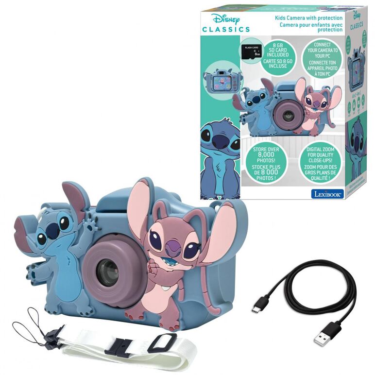 Aparat foto&camera video cu husa, stitch,  Jocuri educative | electropc.ro