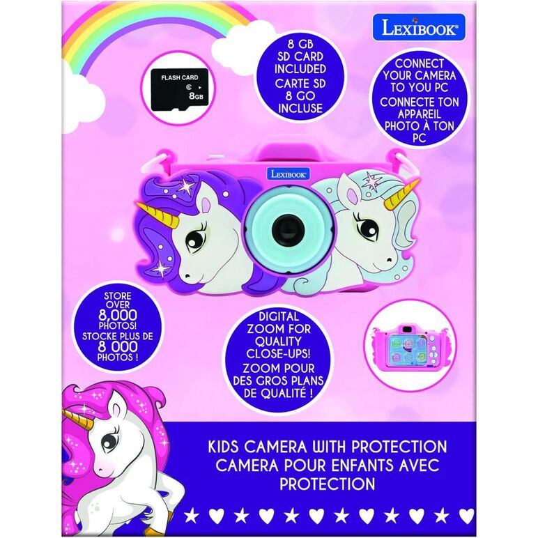 Aparat foto&video cu husa, unicorn,  Jocuri educative | electropc.ro