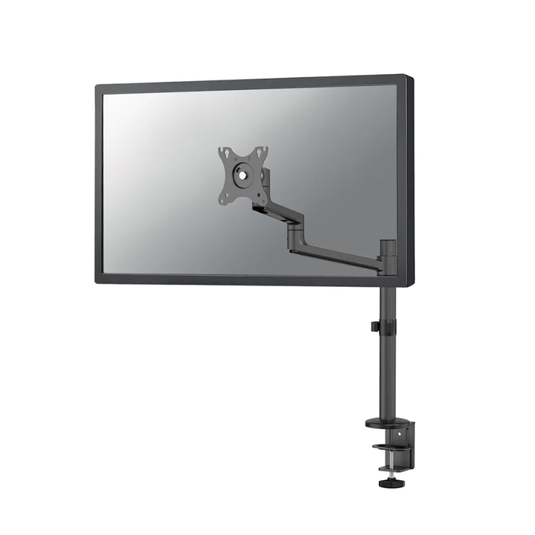 Brat monitor neomounts ds60-425bl1; pentru display-uri cu diagonale 17"-27", sistem de prindere vesa 75x75~100x100, greutate maxima suportata 8kg, tilt +90°, -30°, swivel +90°, -90°, rotate +360°, distanta fata de perete 128-459mm; inaltime reglabila manu,  Suporturi TV & Monitor | electropc.ro