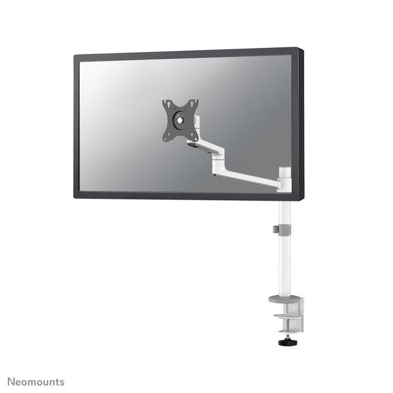 Brat monitor neomounts ds60-425wh1; pentru display-uri cu diagonale 17"-27", sistem de prindere vesa 75x75~100x100, greutate maxima suportata 8kg, tilt +90°, -30°, swivel +90°, -90°, rotate +360°, distanta fata de perete 128-459mm; inaltime reglabila manu,  Suporturi TV & Monitor | electropc.ro