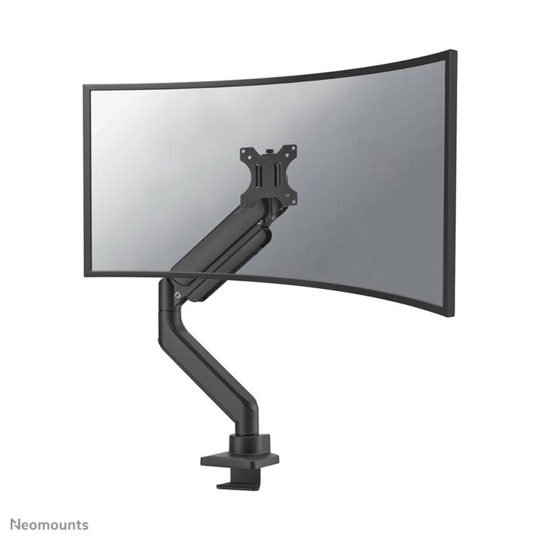 Brat monitor pentru ecrane curbate neomounts ds70plus-450bl1; pentru display-uri cu diagonale 17"-49", sistem de prindere vesa 75x75~100x100, greutate maxima suportata 18kg, full motion, tilt +45°, swivel 90°, rotate 180°, distanta fata de perete 108-568m,  Suporturi TV & Monitor | electropc.ro