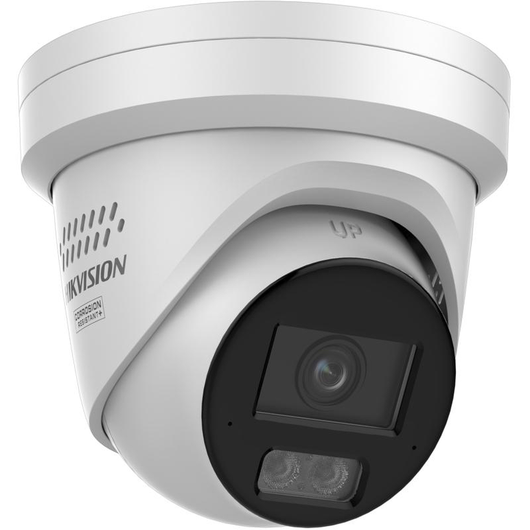Camera de supraveghere ip turret 8mp smart hybrid light with colorvu hikvision ds-2cd2387g3-lis2uy/sl(2.8mm), lentila fixa 2.8mm, iluminare min: color: 0.0008 lux @ (f1.0, agc on),0 lux cu ir 30m, microfon incorporat, difuzor incorporat, interfata audio: ,  Camere supraveghere IP | electropc.ro