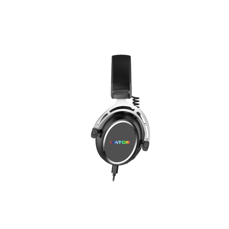 Casti gaming cu fir hator hypergang 3 usb, conectivitate usb type-c / usb type-amaterial membrana compozit, conexiune catre hator synchub™, virtual 7.1 surround sound, logo iluminat rgb, apeluri prin bt in gaming mode, frecventa raspuns 10hz-44khz, impend,  Casti audio | electropc.ro