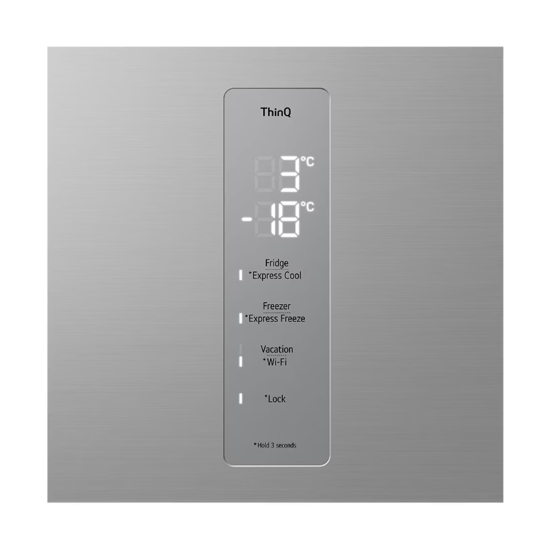 Combina frigorifica lg gbv7170epy, 341 l, no frost, clasa e, h 186 cm, argintiu,  Combine frigorifice | electropc.ro