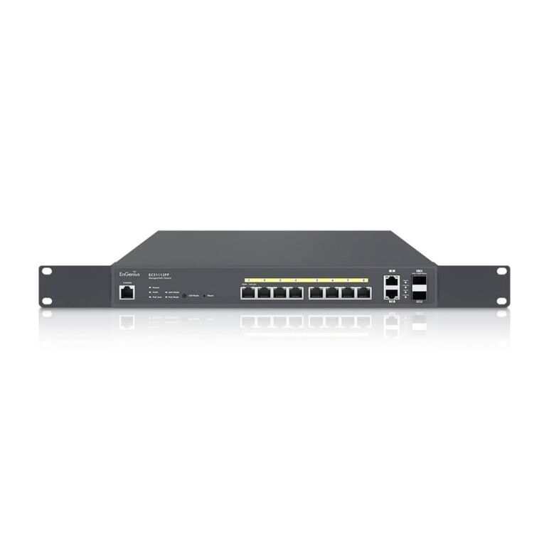 Engenius managed / stand-alone 13i 10xgbe + 2xsfp l2+, 130w cloud switch (poe+) with 2x sfp, 8-port gbe poe.af/at(+) 130w. 4 uplink (2xgbe 2xsfp) l2+ 13i switch with cloud management,  Switch-uri | electropc.ro