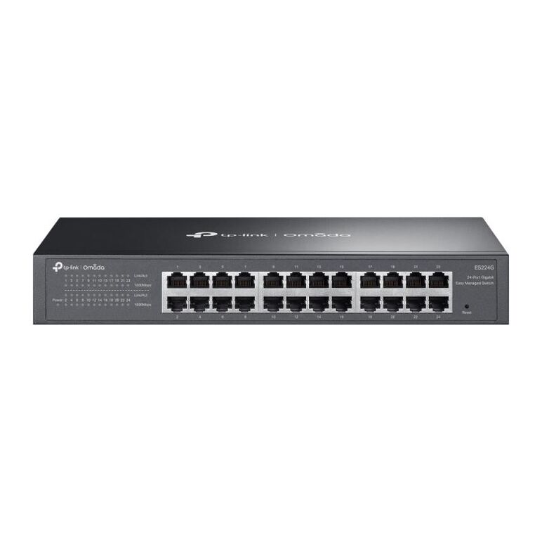 Omada 24-port gigabit easy managed switch port: 24× gigabit rj45 ports spec: 1u 13-inch rack-mountable steel case feature: integration with omada sdn controller and omada cloud essentials, flow control, loopback detection, port isolation, port mirroring, ,  Switch-uri | electropc.ro