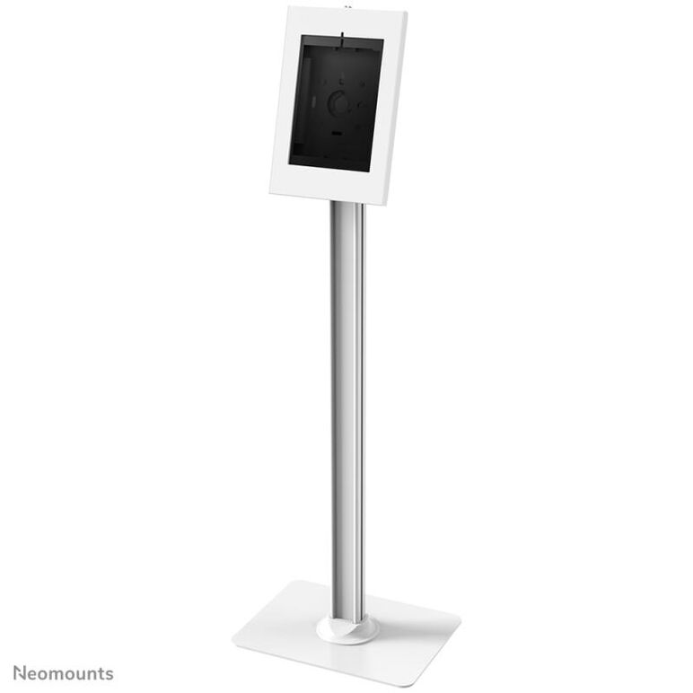 Stand podea fix pentru tablete neomounts fl15-650wh1; pentru display-uri cu diagonale 9,7"-11", sistem de prindere vesa 75x75~75x75, tilt +75°, rotate 90°, inaltime reglabila manual 1110-1260mm; culoare alb. garantie 5 ani,  Suporturi TV & Monitor | electropc.ro