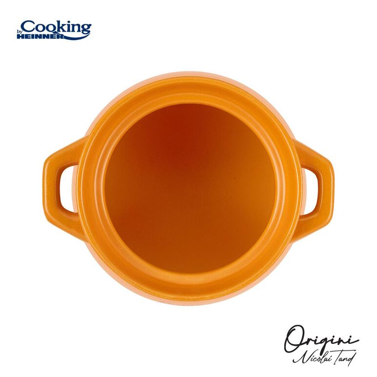 oala ceramica cu capac, 14.5x16 cm, 3 l, nicolai tand, origini, cooking by heinner,  Tavi copt | electropc.ro
