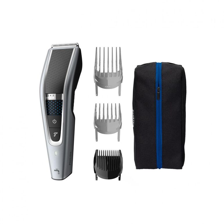 Aparat de tuns philips hairclipper seria 5000 hc5630/15, acumulator, 90 min autonomie, argintiu, l x a x i (mm) 69x193x224,  Aparate de tuns | electropc.ro