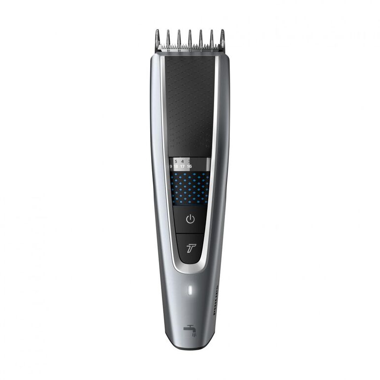 Aparat de tuns philips hairclipper seria 5000 hc5630/15, acumulator, 90 min autonomie, argintiu, l x a x i (mm) 69x193x224,  Aparate de tuns | electropc.ro
