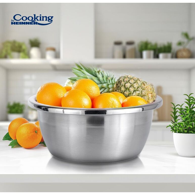 Bol inox 24 cm, aria, cooking by heinner,  Boluri & Cutii alimente | electropc.ro