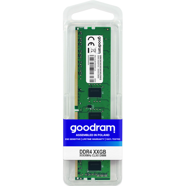 Memorie ram goodram, dimm, ddr4, 16gb, 3200mhz, cl22, 1.2v,  Memorii RAM Desktop | electropc.ro