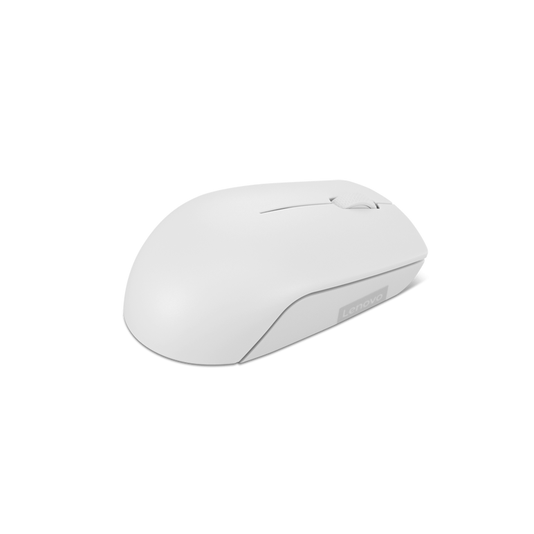 Mouse wireless lenovo 300, cloud grey, rezolutie (dpi): 1000 dpi, butoane/rotite: 3, interfata mouse: wireless, tehnologie: wireless, interfata receiver: dongle usb 2.4ghz, dimensiune (mm): 97.91 x 57.99 x 32.53 mm, greutate: 52g,  Mouse | electropc.ro
