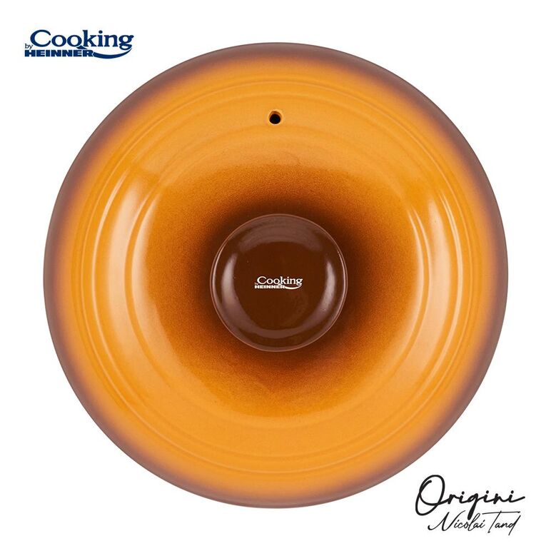 Oala ceramica cu capac,  17x18 cm, 4.5 l, nicolai tand, origini, cooking by heinner,  Tavi copt | electropc.ro