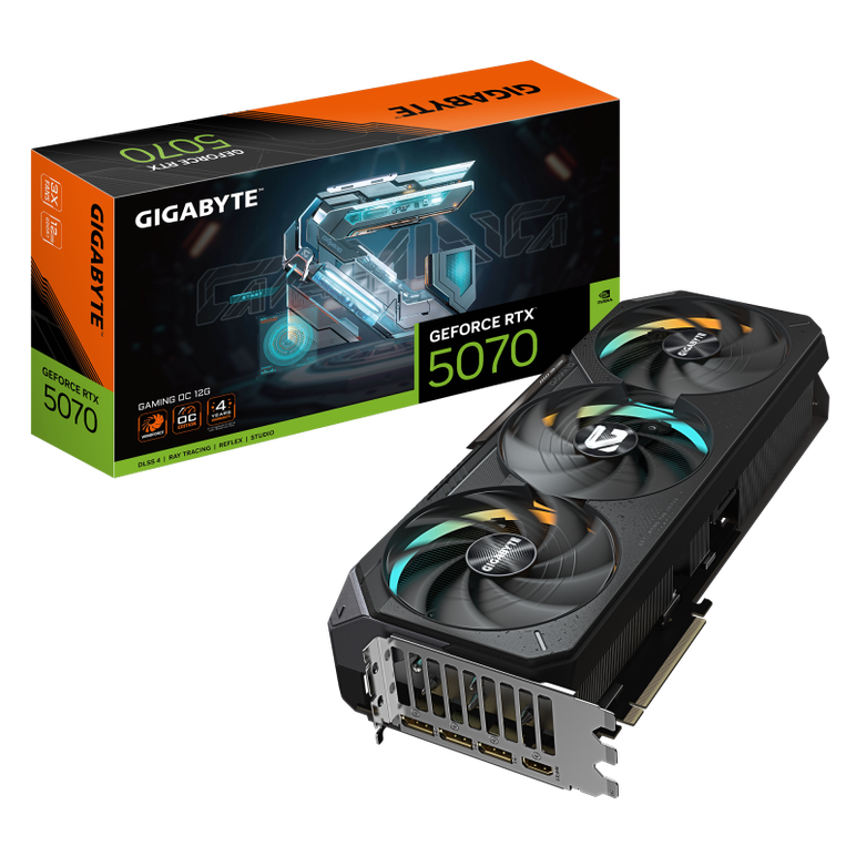 Placa video gigabyte rtx 5070 ti gaming oc 16gb gddr7 256 bit, pcie 5.0, 3x dp 1x hdmi,  Placi video | electropc.ro
