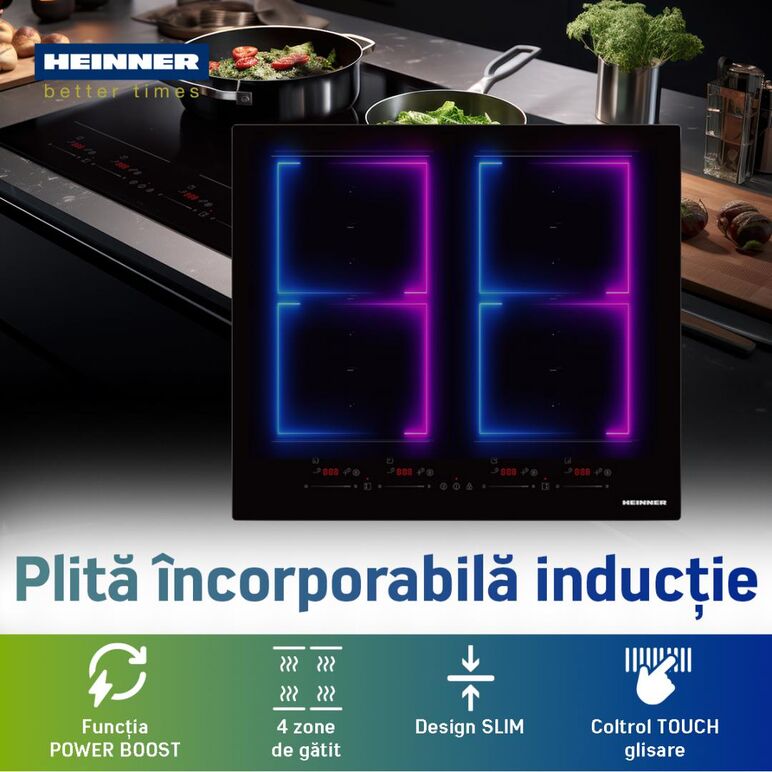 Plita incorporabila heinner hbhi-m4zb2fxsmtc,  Incorporabile | electropc.ro