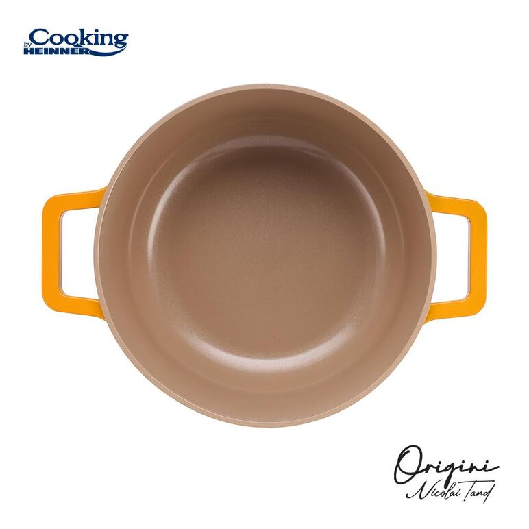 Semioala aluminiu turnat + capac 24x12 cm,3.9l, nicolai tand, origini, cooking by heinner,  Tavi copt | electropc.ro