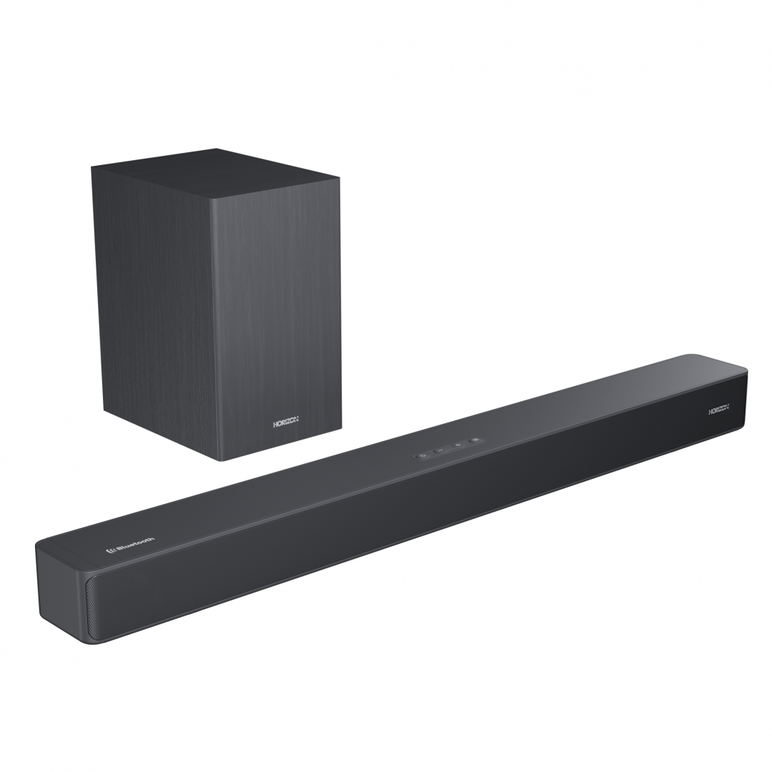 Soundbar horizon hav-s2630w / system 2.1 / max audio power 110w (30w x2 + 50w) / wireless subwoofer / digital optical / aux (3.5mm) / hdmi-arc (cec) / bt 5.4 / usb playback / dot-matrix display / remote + button keys / impedance: 4Ω x2 + 4Ω / signal to no,  Sisteme audio | electropc.ro