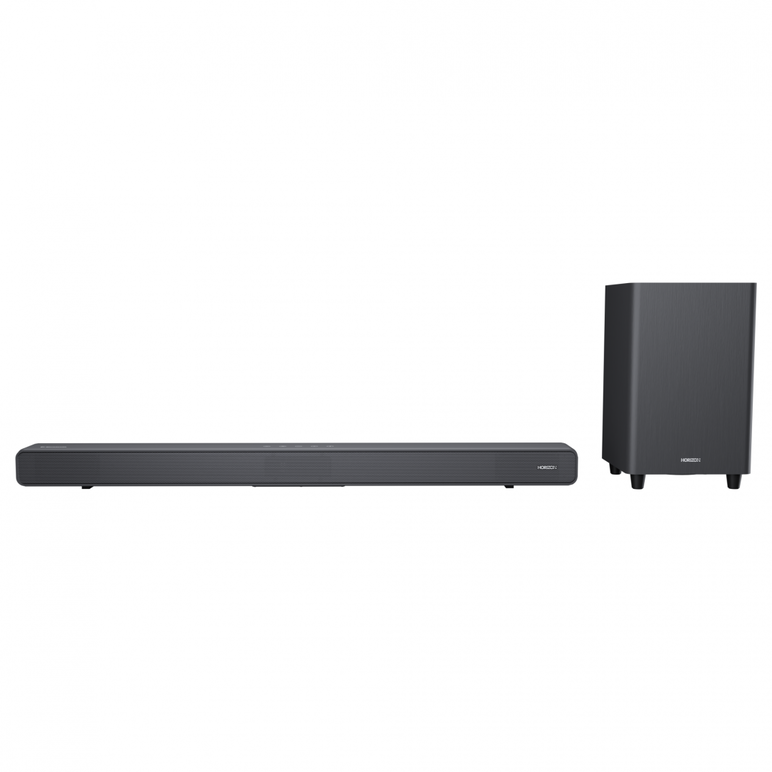 Soundbar horizon hav-s5950w / system 2.1 / max audio power 160w (40w x2 + 80w) / digital optical / aux (3.5mm) / hdmi-arc (cec) / bt 5.4 / usb playback / dot-matrix display / remote + button keys / impedance: 6Ω x2 + 4Ω / signal to noise ratio (snr): 73db,  Sisteme audio | electropc.ro