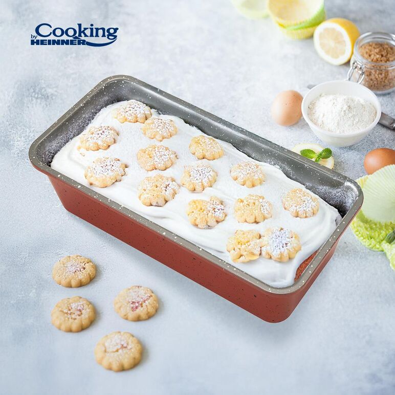 Tava copt cozonac / paine, acoperire ceramica, 30x14x9 cm, anca, cooking by heinner,  Tavi copt | electropc.ro